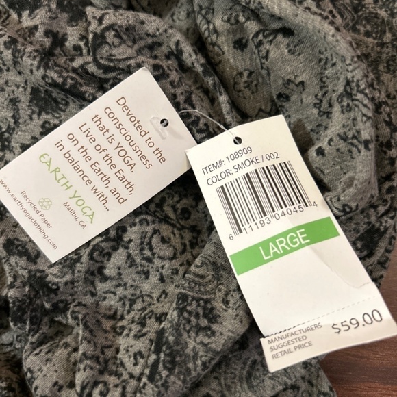 EARTH YOGA  Long Sleeve Tops size Large - Picture 5 of 9